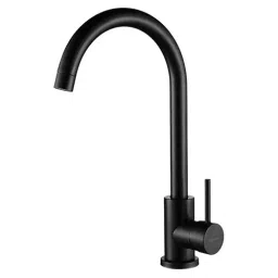 Aquieen Sink Mixer Tap Stainless Steel Chrome Finish Black, AQN 805-picture-25