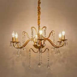 Home4U Tyler Gold Aluminium Chandelier-image-52