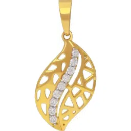 Malabar Gold and Diamonds 22k (916) Yellow Gold Pendant for Women-picture-3