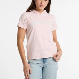Guess Jeans Blush Pink Cotton Regular Fit Top-picture-34