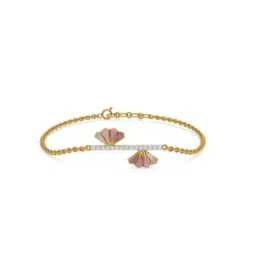 Kisna Diamond & Gold Jewellery Feyre S 18k Gold & Diamond Bracelet for Women-picture-21