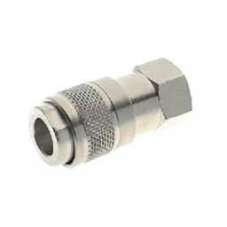 RS PRO Nickel Plated Brass Female Quick Air Coupling, G 1/4 Female Threaded Model No 1761902-image-99
