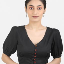 Llajja Pure Cotton Saree Blouse-image-37