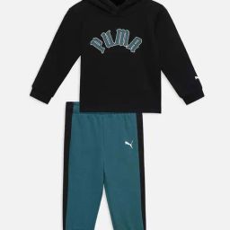 Puma Unisex Puma Black Cotton Print Full Sleeves Sports_Tracksuit-image-11