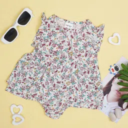 Creative Kids Infant Girls Printed Cotton Bodysuit-image-99