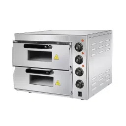 Kitchenrama 3 kW Double Deck Electric Stone Pizza Oven KEP 2ST-picture-3