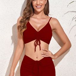 DressBerry Shoulder Straps Swim Bikini Set-picture-10