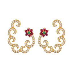 Malabar Gold and Diamonds 22 kt Gold Earrings-image-75