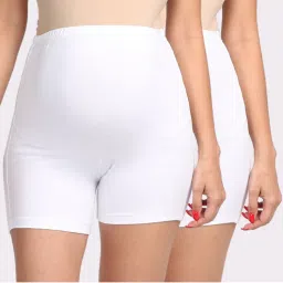 Morph Maternity Pack Of 2 Maternity Under Shorts - White-picture-31