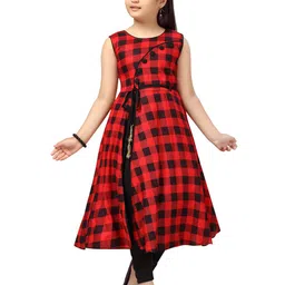 BAESD Girls Checked Tunic with Leggings-image-76
