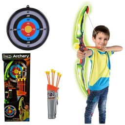 Archery Toy Bow & Arrow Luminous Archery Shooting Set Quiver Target Board - Multicolour-5