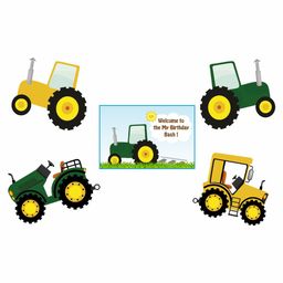 Untumble Tractor Theme Birthday Decoration Posters Kit for Kids - Pack of 5-picture-26