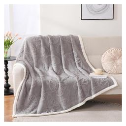 Butterthief Butterfly Cozy Super Soft Warm Double Layered Kids Sherpa Blanket - Color May Vary-image-60