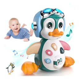 Kidology Crawling Penguin Baby Toy with LED Lights | Interactive Musical Kids Toy for Early Learning & Entertainment | Perfect Christmas and Birthday Gift for Toddlers & Infants-12