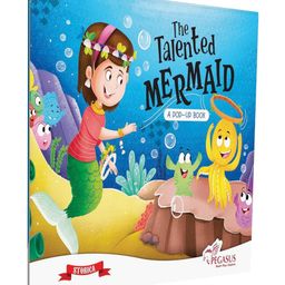 The Talented Mermaid Magical Pop Up Book - English-17