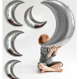 Funcart Silver Moon foil Balloon - Pack of 5-26