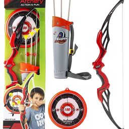 negocio Archery Toy Bow & Arrow Luminous Archery Shooting Set Quiver Target Board - Multicolour image 2