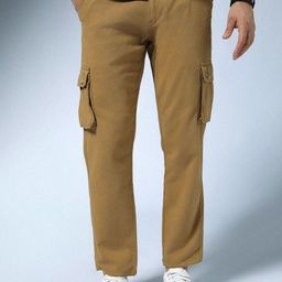 Hubberholme Men Slim Fit Cargos Trousers-image-107