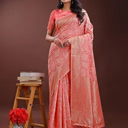 Astita Woven Design Zari Saree-image-93