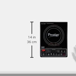 Prestige PIC 16.0 plus 2000 Watts Induction Cooktop|Indian Menu Option|Automatic power & temperature adjustment|Protection against insects|1 year warranty|Black image 3