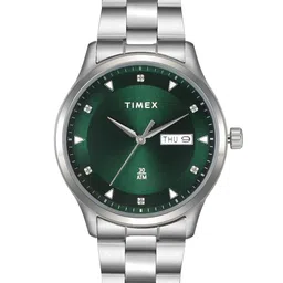 Timex Men Day-Date Bracelet Style Straps Analogue Watch TWTG65SMU18-40