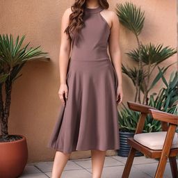 Mast & Harbour Women Self Design A-Line Trapeze Dress-image-32