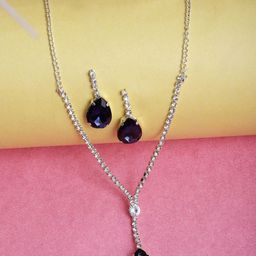 Sangria Stone-Studded Jewellery Set-image-67