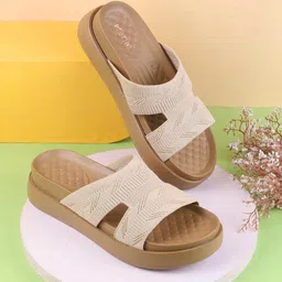 Metro Colourblocked Wedge Sandals-58