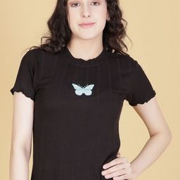 V-Mart Women Graphic Printed Round Neck T-shirt-picture-18