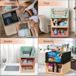 RUBOXA Green Set of 6 Regular Multi-Utility Organisers image 2