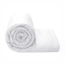 Comfowell White Striped Heavy Winter 210 GSM Double Bed Comforter-image-40