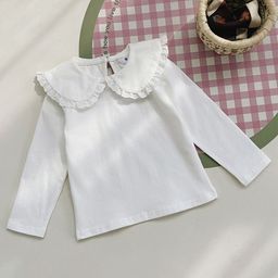 LULU & SKY Checked Peter Pan Collar Cotton Top-picture-29