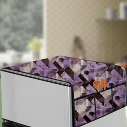 The Furnishing Tree Magenta Plastic Refrigerator Cover-picture-37