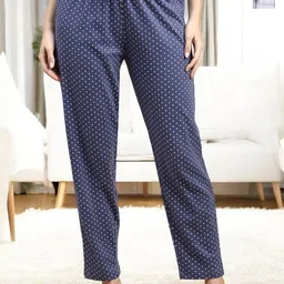 Kryptic Pack Of 2 Printed Pure Cotton Relaxed Fit Lounge Pants-picture-0