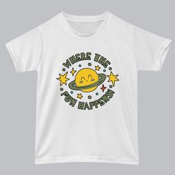 BAESD Kids Printed Applique T-shirt-image-83