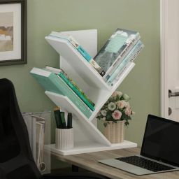 Engineered Wood Open Book Shelf-image-59