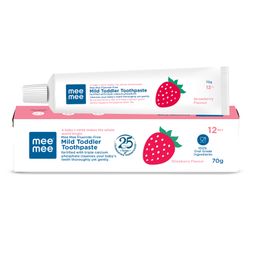 Mee Mee Fluoride-Free Strawberry Flavor Toothpaste - 70 Gram-28