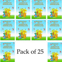 Funcart Pokemon Birthday Party Thank You Cards Green - Pack of 25-image-18