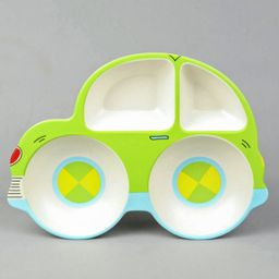 Car Shape Section Plate - Green-14