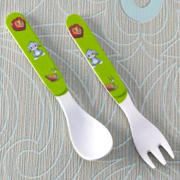 Spoon & Fork Set - Green-9