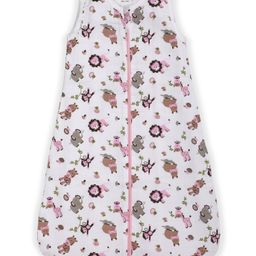 My Milestones Baby Dream Sack Muslin Zoo Print - Pink-image-8
