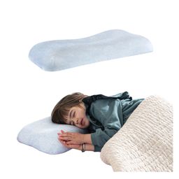 The White Willow Junior Size Memory Foam Baby Pillow with Removable Cover - White-27