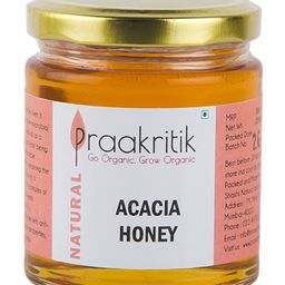 Praakritik Organic Natural Acacia Honey Bottle - 250 gm-image-3