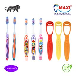 MAXI Mommy & Baby Oral Care Combo Pack Of 8 - Multicolor-12