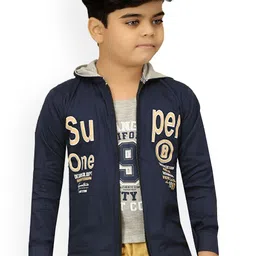 BAESD Boys Hooded Bomber Pure Cotton Jacket-picture-33