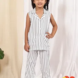 thkgrlz Girls Striped Shirt With Trousers-picture-47