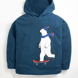 Cherry Crumble Boys Graphic Printed Applique Hooded Pullover Sweatshirt-image-31