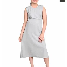 BAESD Girls 2 Solid Applique Fit and Flare Dresses-image-12
