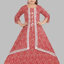 Nickys Disegno Girls Red Dresses-10