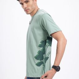 glitchez Placement Floral Print Oversized T-shirt-image-66